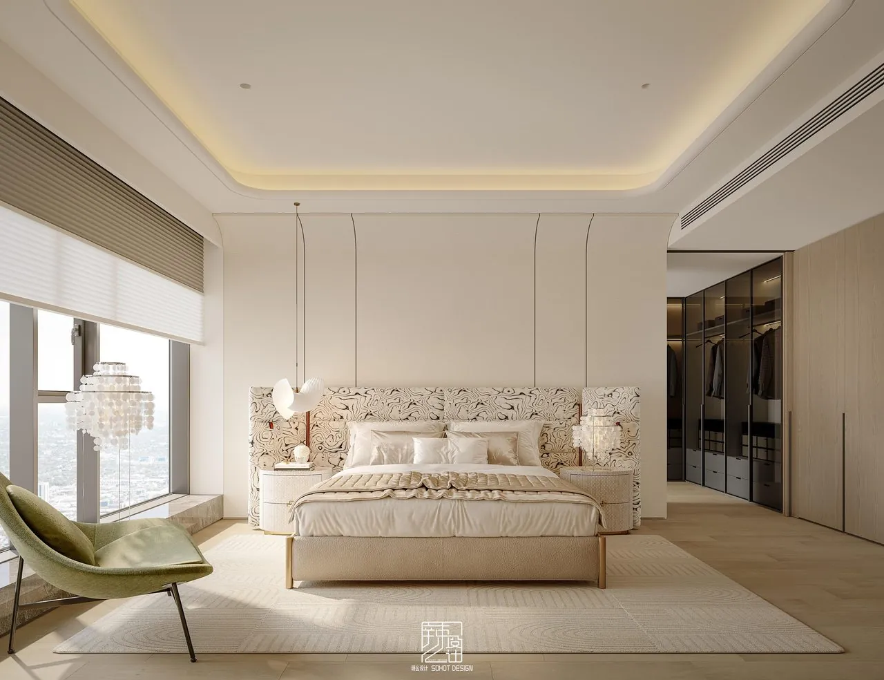 Soft-furnished luxury interior